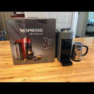 Nespresso Vertuoline w/ Aerocinno Frother